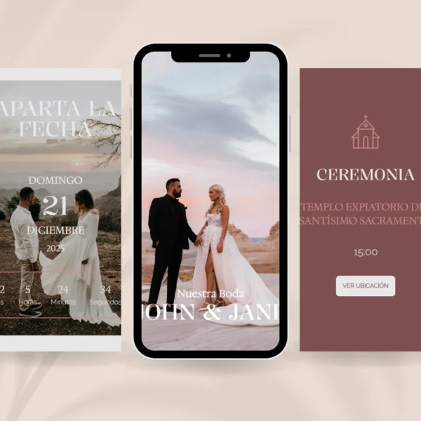 Invitación Xóchitl - Boda